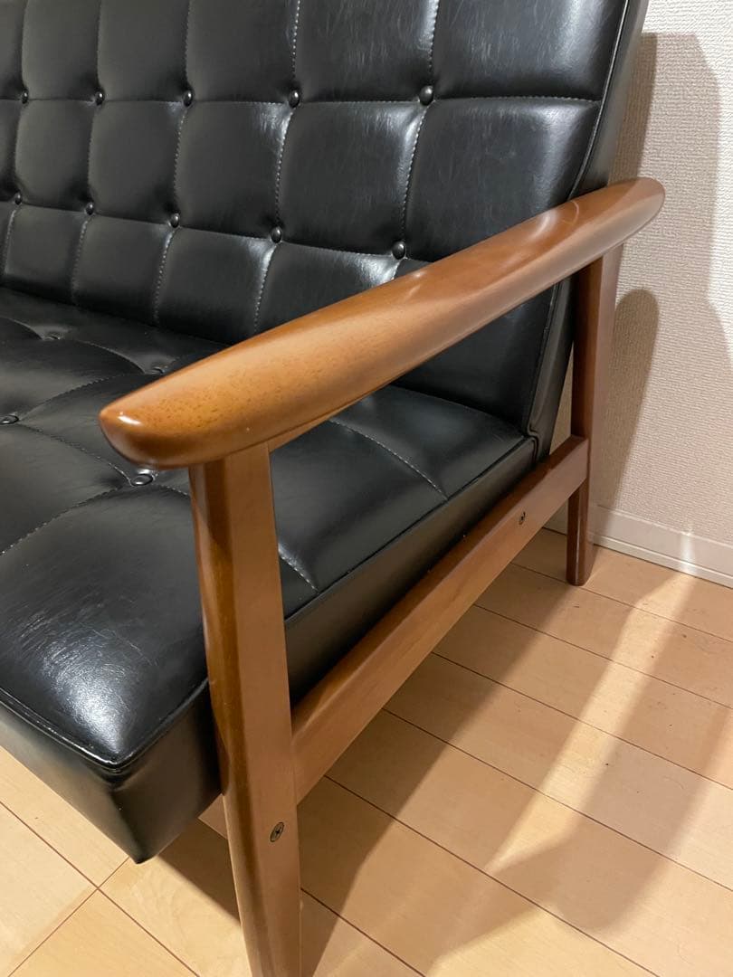 美品 カリモク60 Kチェア 2シーター 2人掛け ベンチ