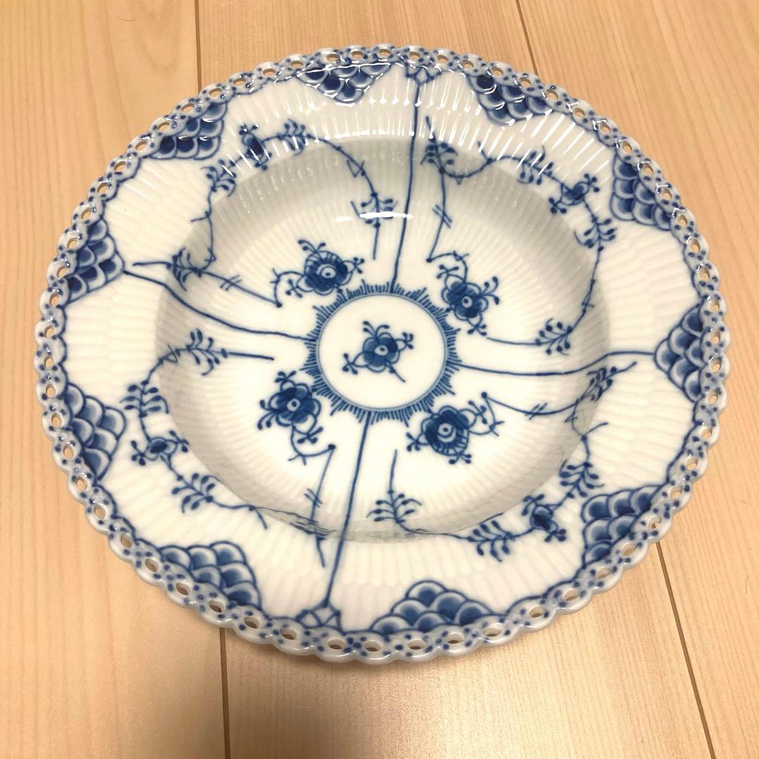 ロイヤルコペンハーゲン ブルーフルーテッド食器4枚セット