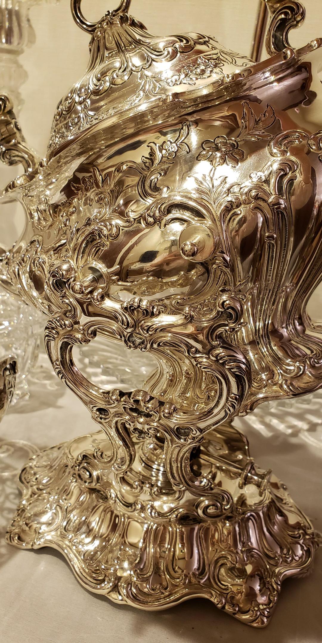 純銀 スターリング ケトル アンティーク ポット シルバー