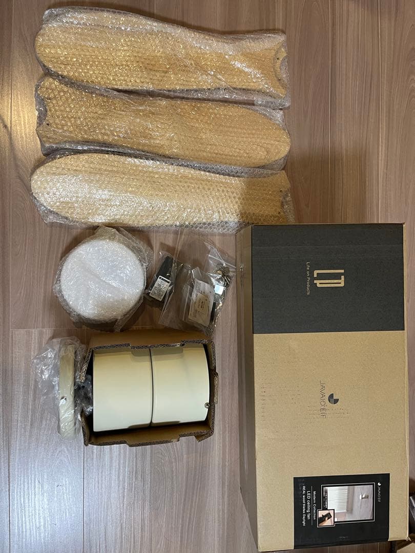 【未使用】JAVALO ELF シーリングファン JE-CF004M 木製