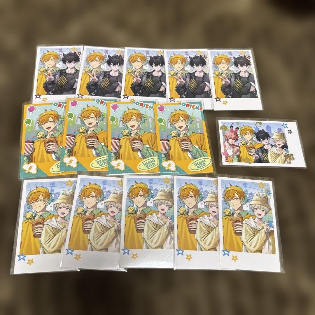 にじさんじ オリエンス おでかけ 缶バッジ 宇佐美リト 緋八マナ 赤城