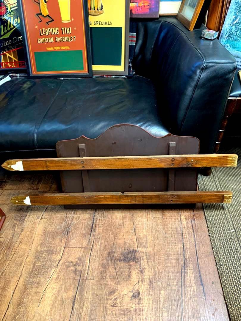 ヴィンテージ　Harley-Davidson木製ラック