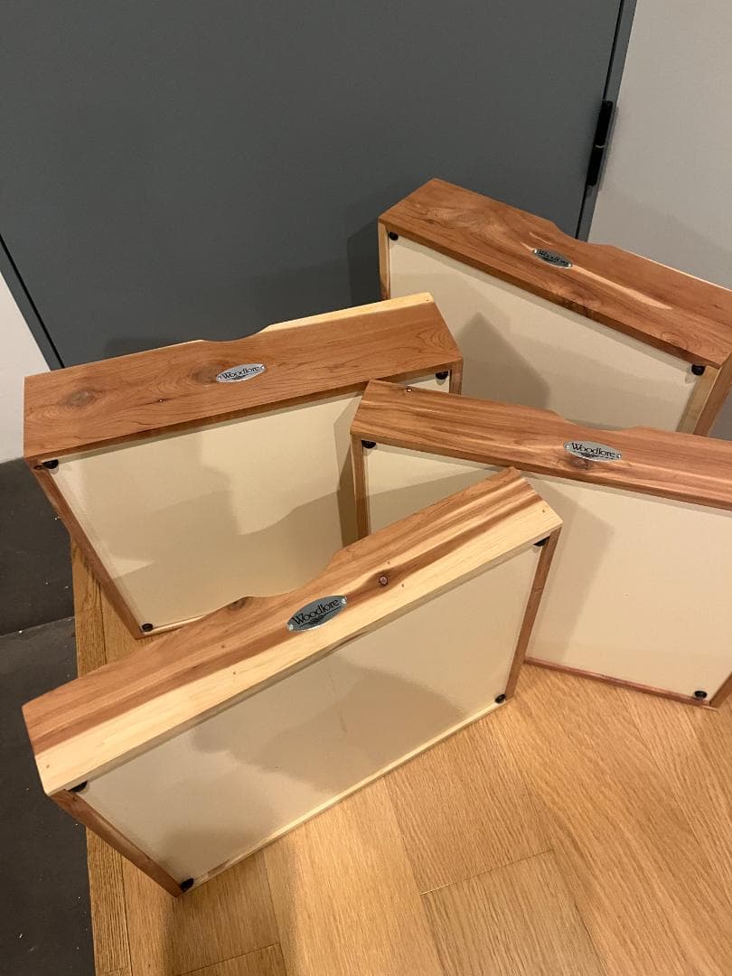 Woodlore (ウッドロア) 4点セット シャツボックス2個タイボックス2個