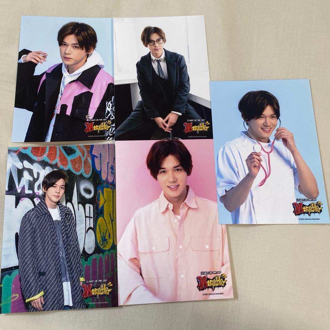 小瀧望 ジャニーズWEST WEST. 公式写真 Wtroubleフォトセット - メルカリ