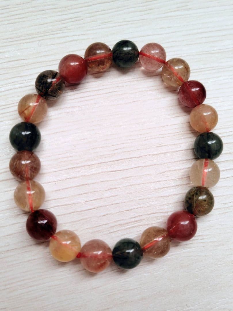 【1点のみ】トルマリンカラーMIXブレスレット
