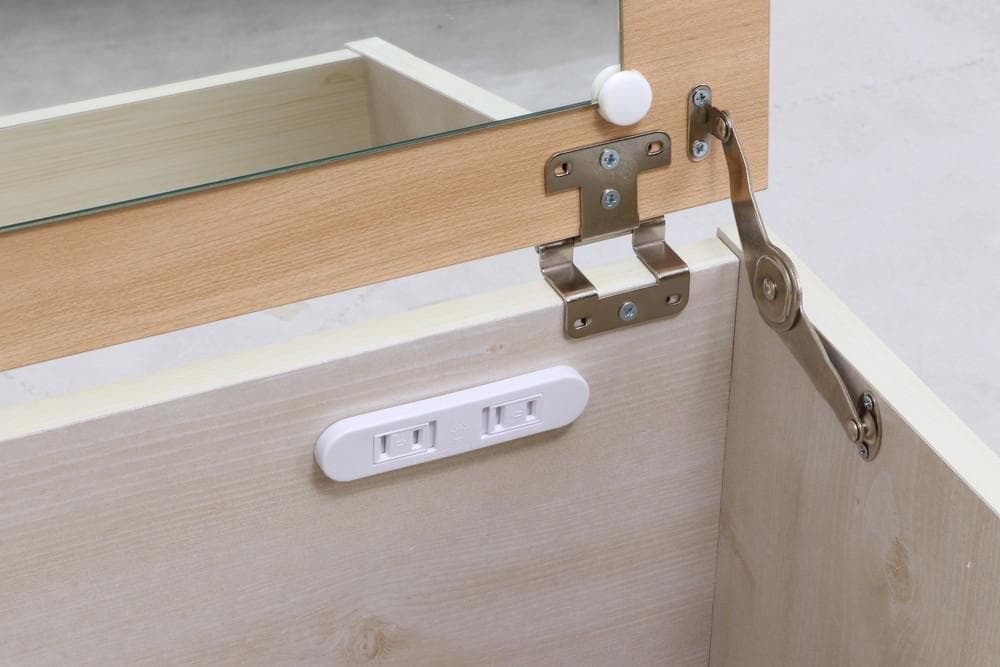 《新品・送料無料》ドレッサーデスク　ＮＡ×ＷＨ（スツール付き）