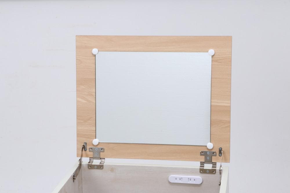 《新品・送料無料》ドレッサーデスク　ＮＡ×ＷＨ（スツール付き）