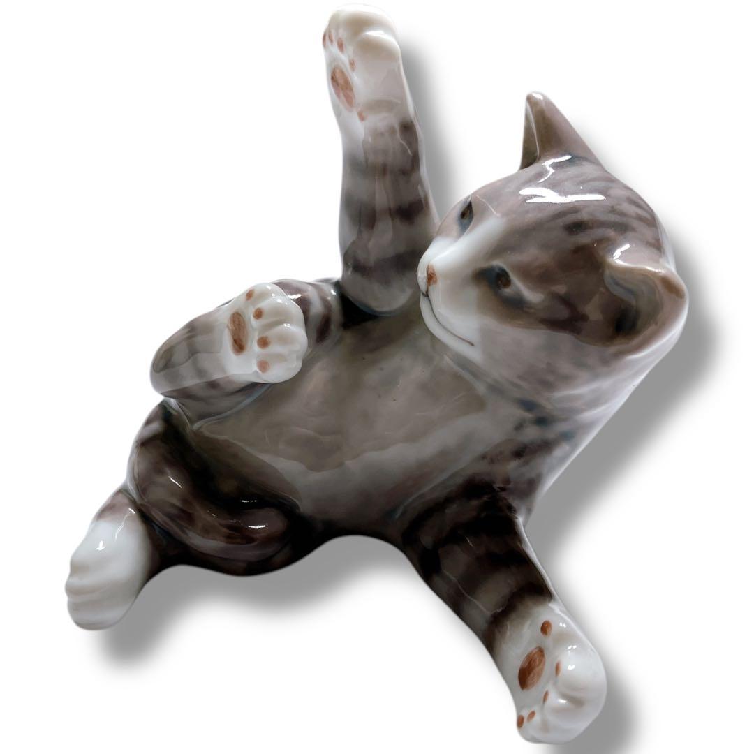 ロイヤルコペンハーゲン デンマーク製 猫 フィギュリン #302 置物インテリア