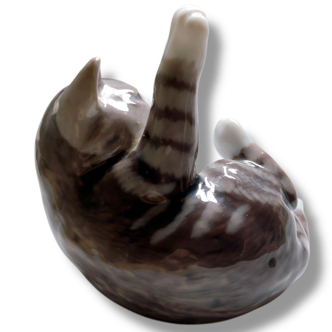 ロイヤルコペンハーゲン デンマーク製 猫 フィギュリン #302 置物インテリア