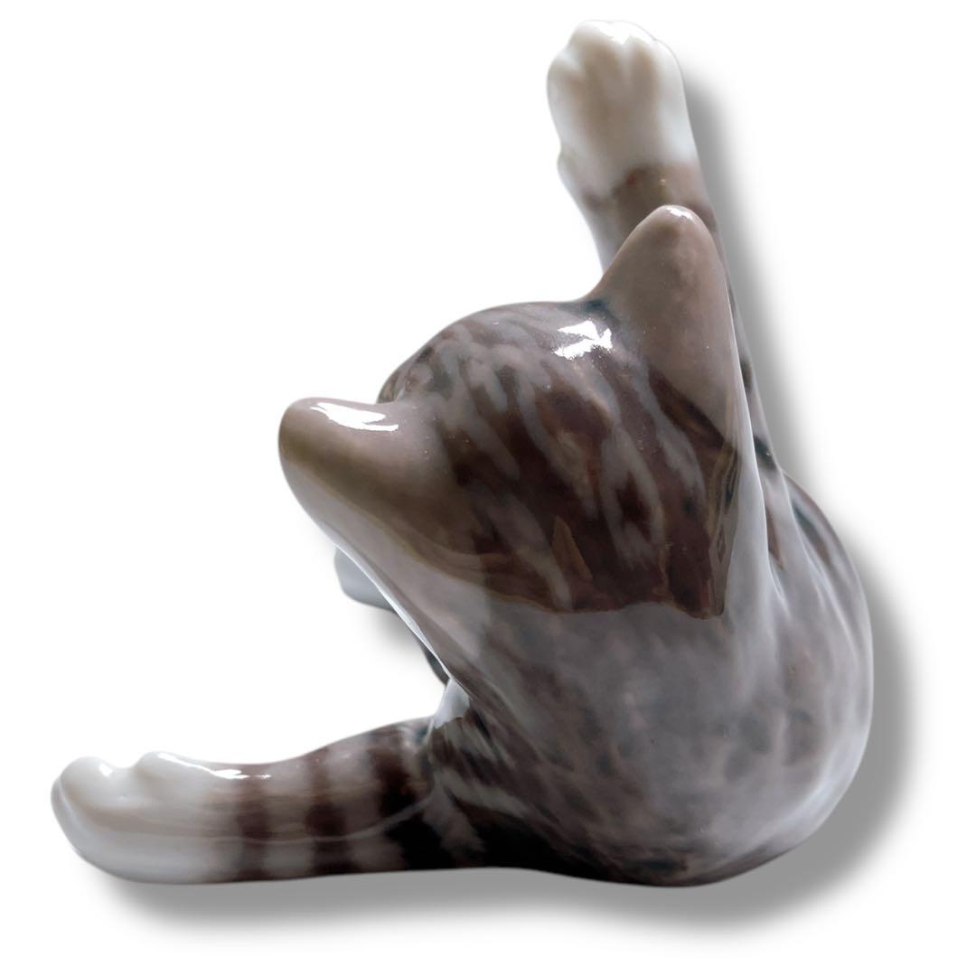 ロイヤルコペンハーゲン デンマーク製 猫 フィギュリン #302 置物インテリア