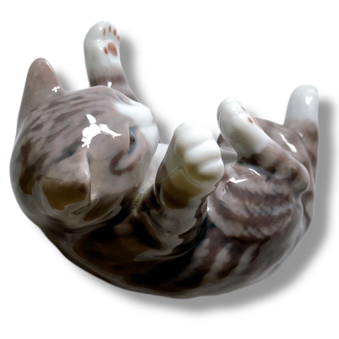 ロイヤルコペンハーゲン デンマーク製 猫 フィギュリン #302 置物インテリア