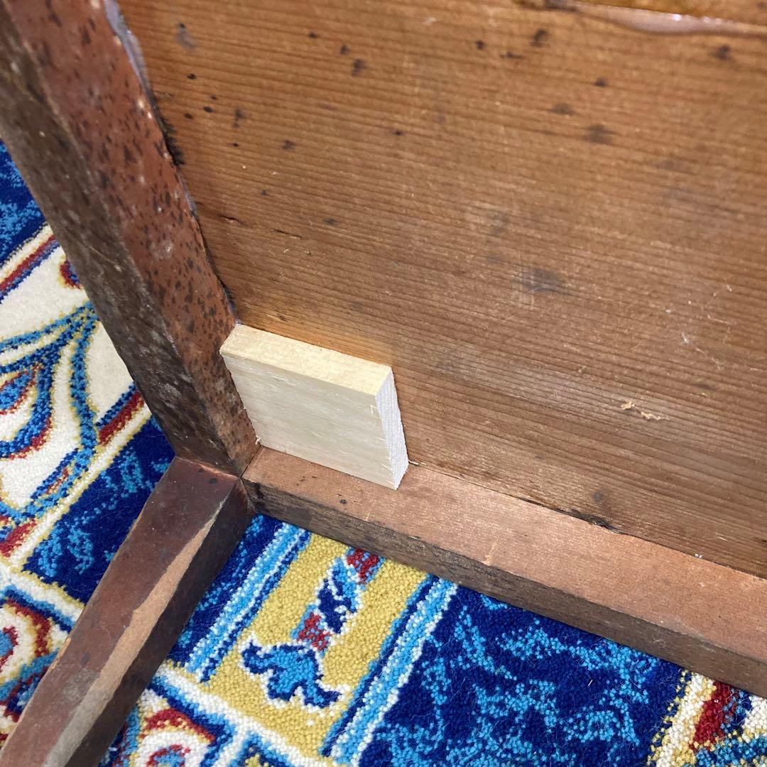 アンティーク　ガラス戸棚