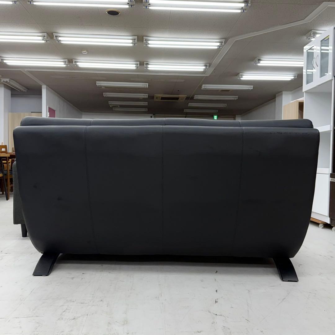 ニトリ 本革製 150cm幅2人掛けソファ ラヴソファ