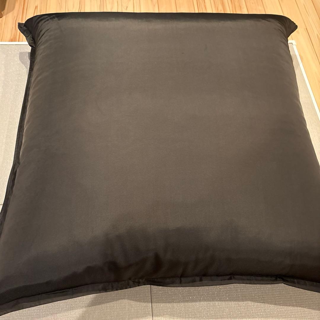 無印　良品計画　BIGクッション　濃ブラウン