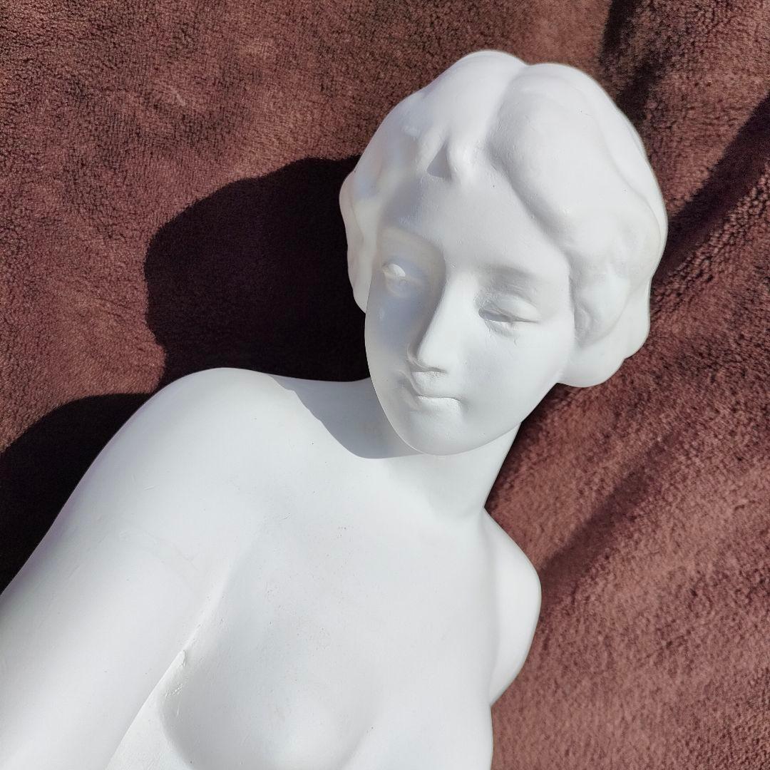 座せる裸婦全身像 渚のヴィーナス ヴィーナス 石膏像 トルソー 女子