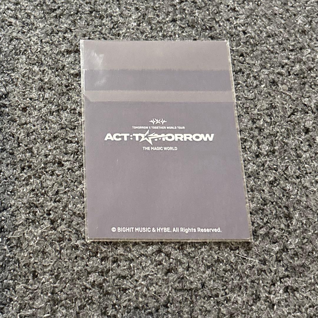 現地完売！スビン メモリアルスリーブファイル 特典トレカ txt トゥバ