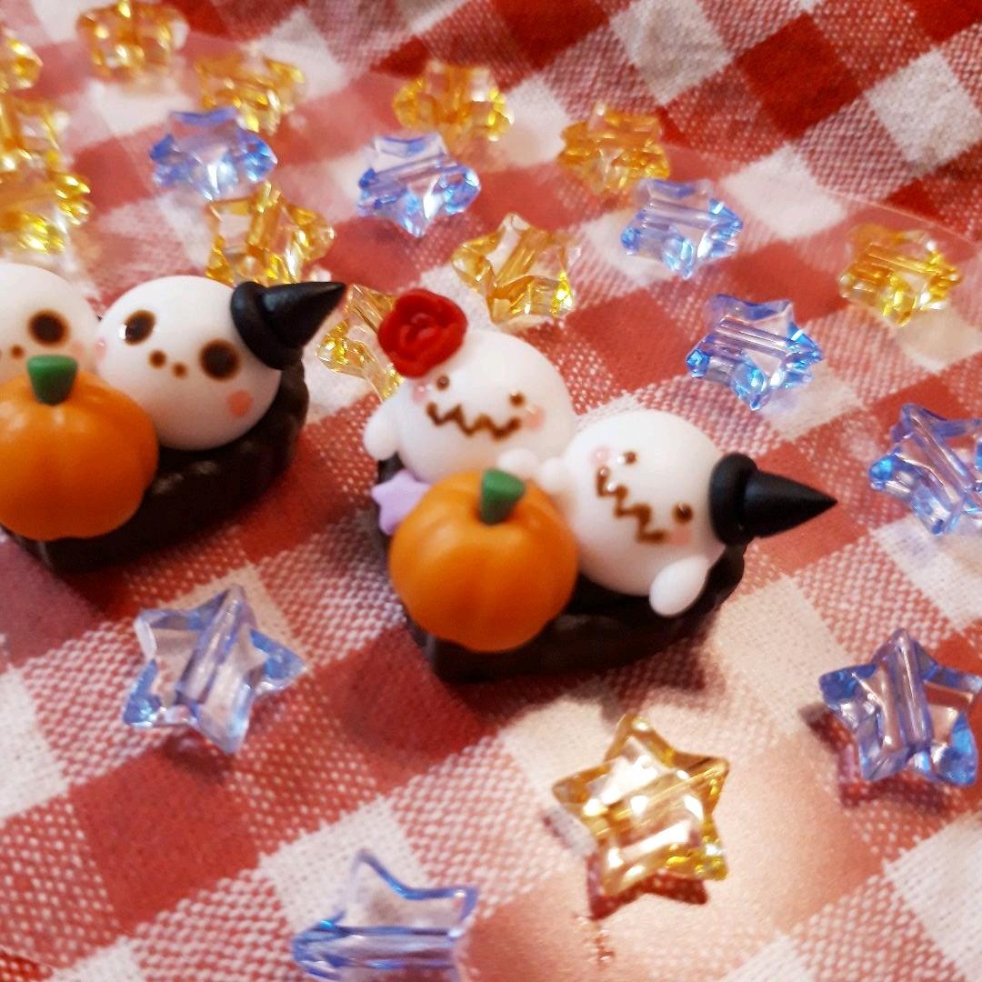 仲良しオバケ♡ハートタルト☆ハロウィン