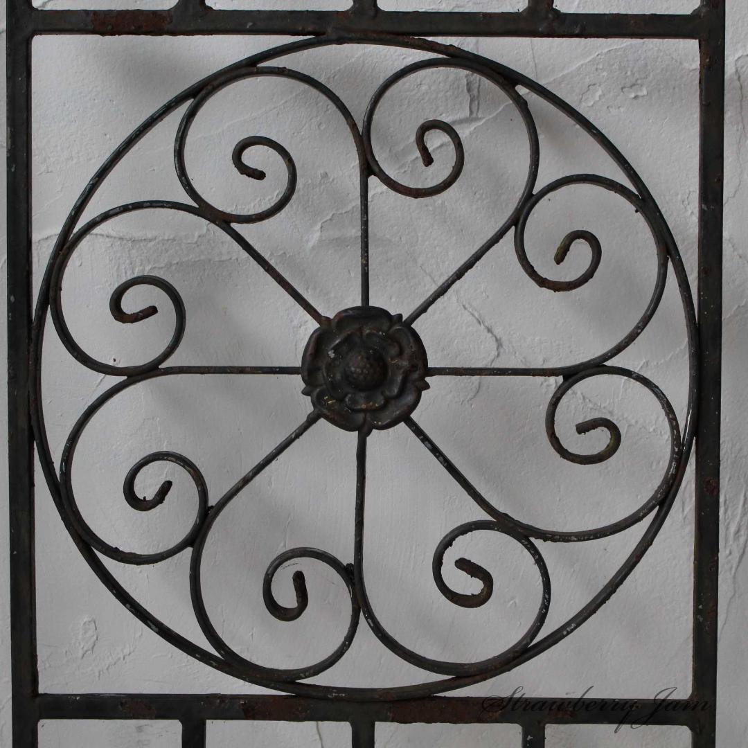 L2909-36-2 英国アンティーク アイアンゲート ガーデニング アイアン