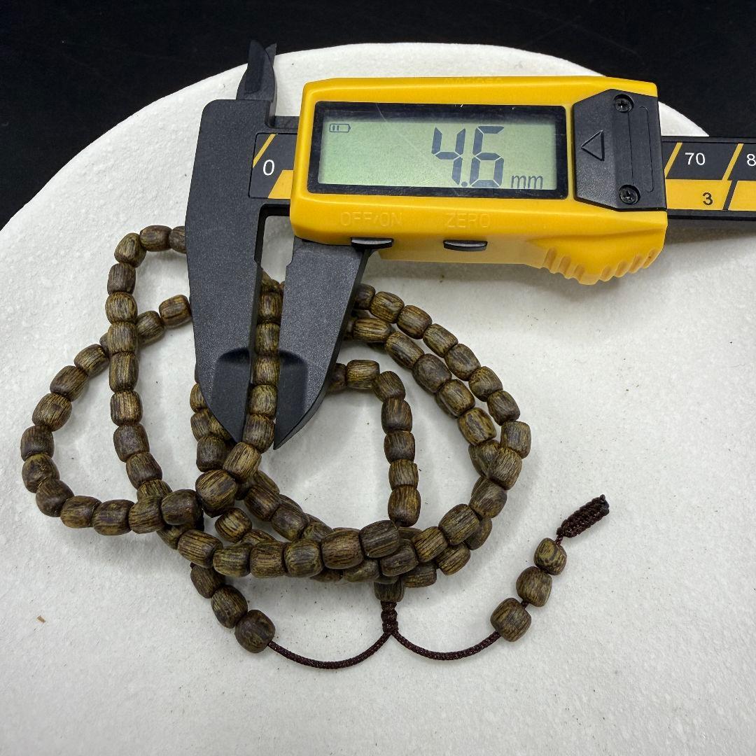 R052 全沈水 極上緑油伽羅 沈香手串 高級ブレスレット重さ：11.5g