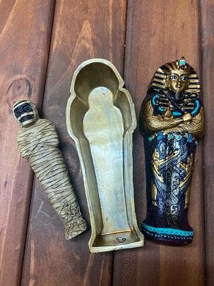 KING TAT ツタンカーメン王 棺 棺桶 コフィン 小物入れ　古代エジプト