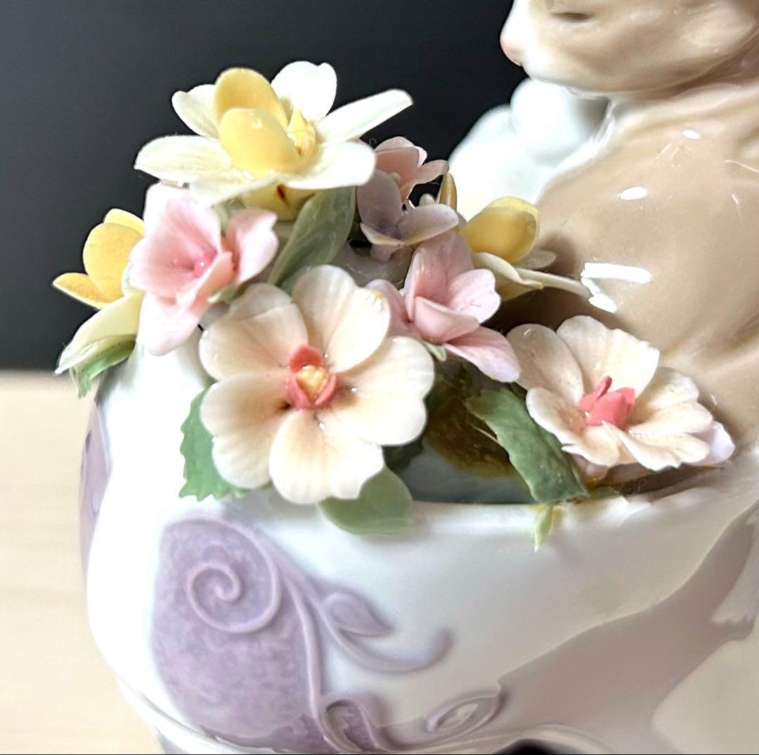 LLADRO リヤドロ 6743 『楽しいかくれんぼ』 ＋フッチェンロイター皿