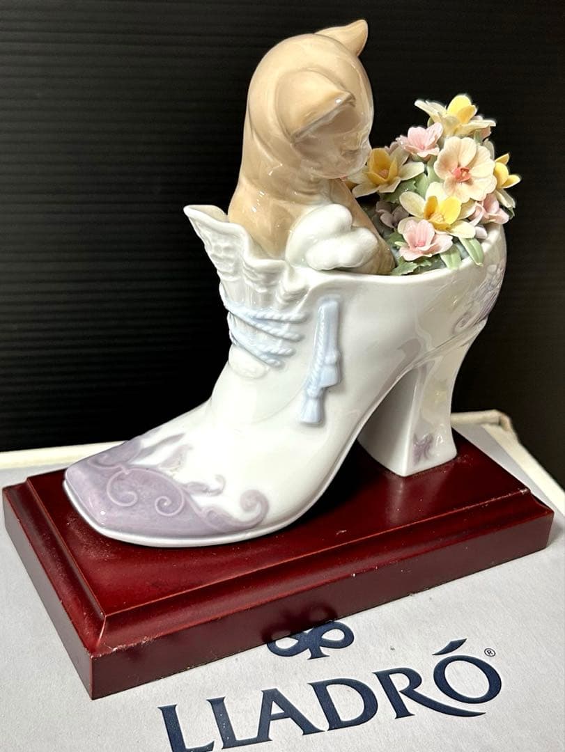 LLADRO リヤドロ 6743 『楽しいかくれんぼ』 ＋フッチェンロイター皿