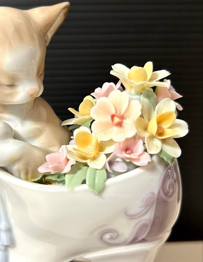 LLADRO リヤドロ 6743 『楽しいかくれんぼ』 ＋フッチェンロイター皿