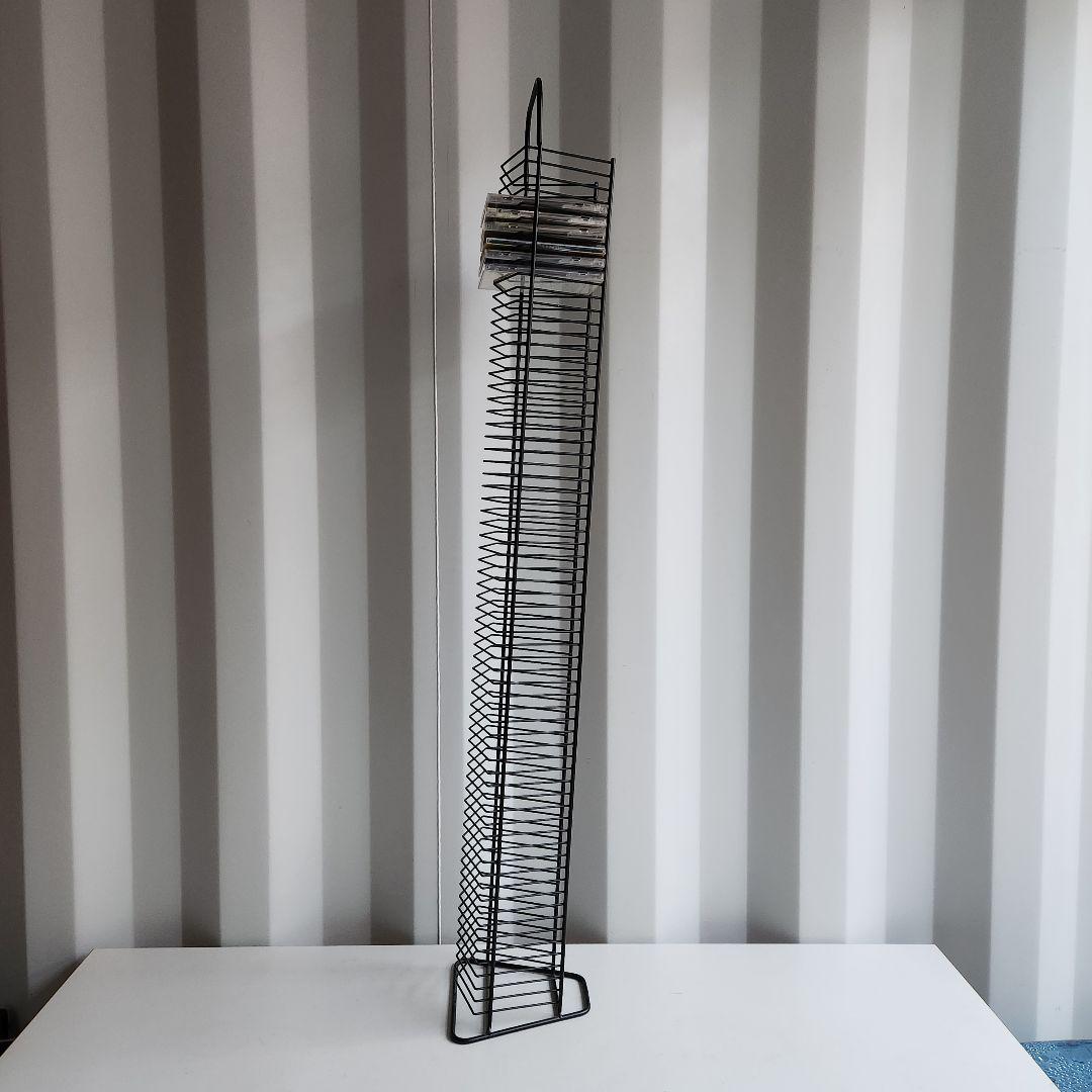 希少 ヴィンテージ l Wire CDラック CDタワー 114cm