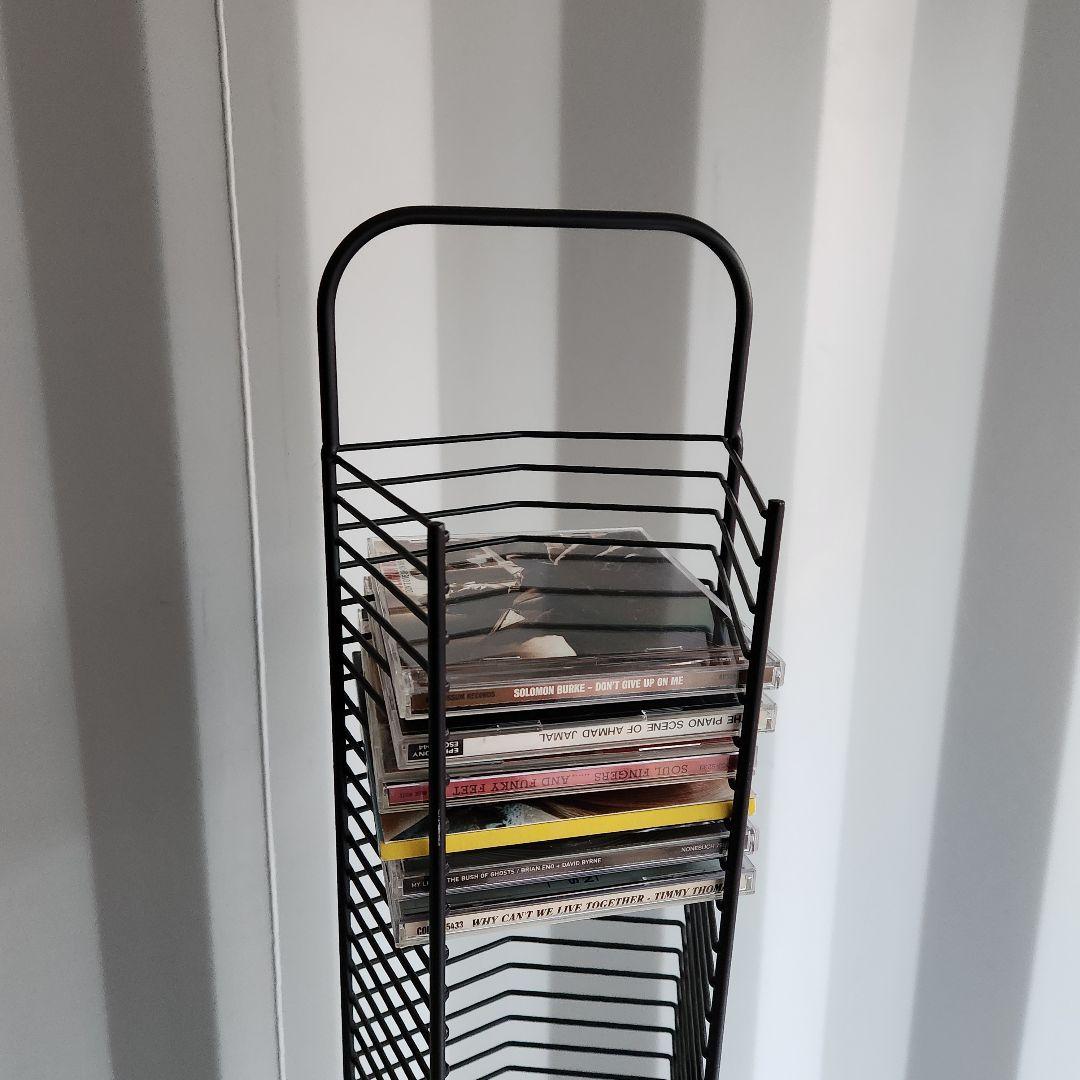 希少 ヴィンテージ l Wire CDラック CDタワー 114cm