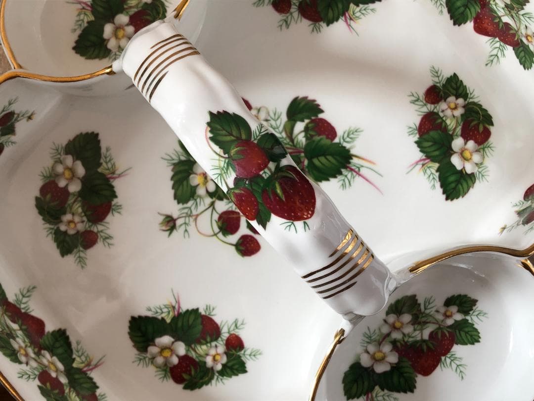 ストロベリーバスケット 3点セット ☆ ハマースレイ