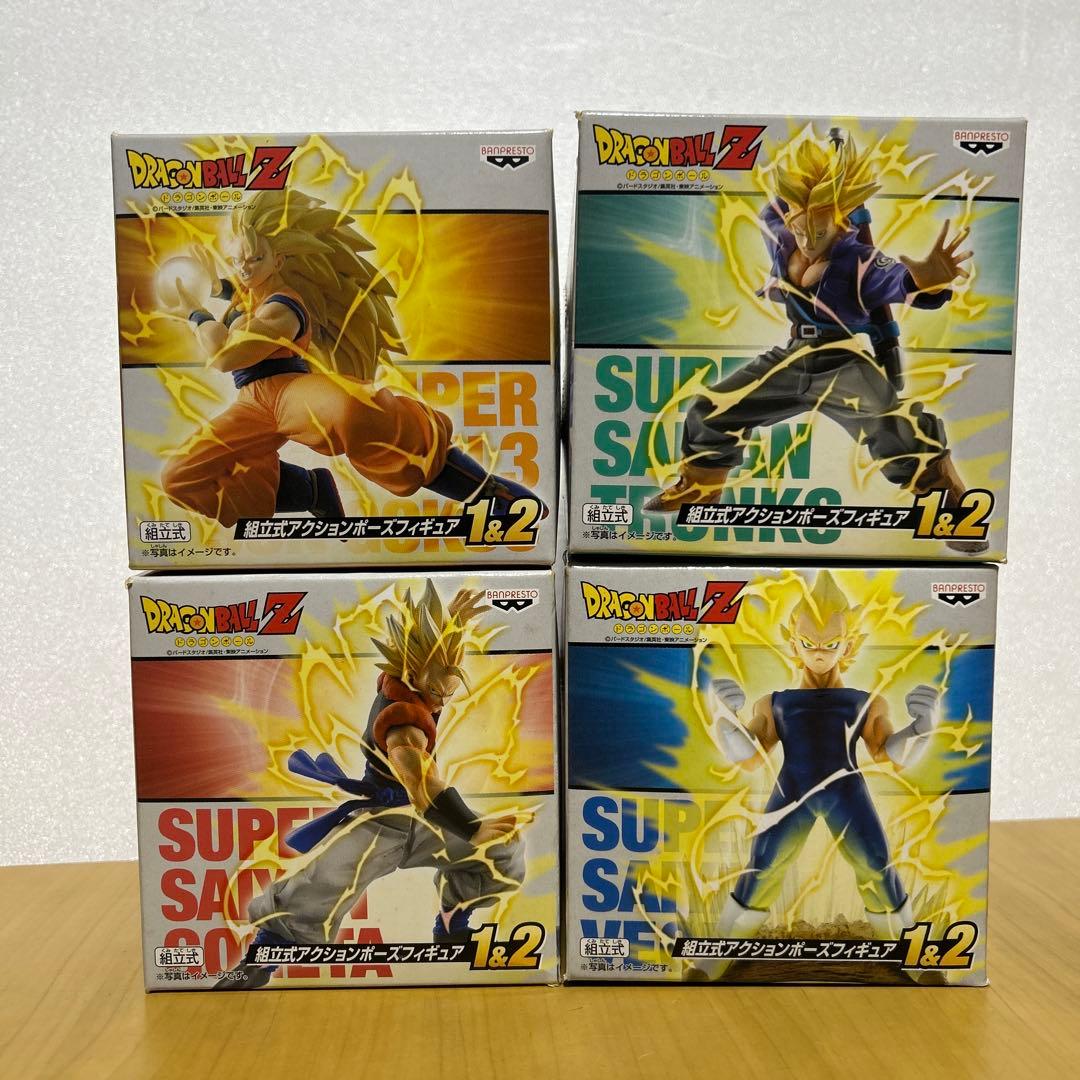 ドラゴンボール 組立式アクションポーズフィギュア 4種セット - メルカリ