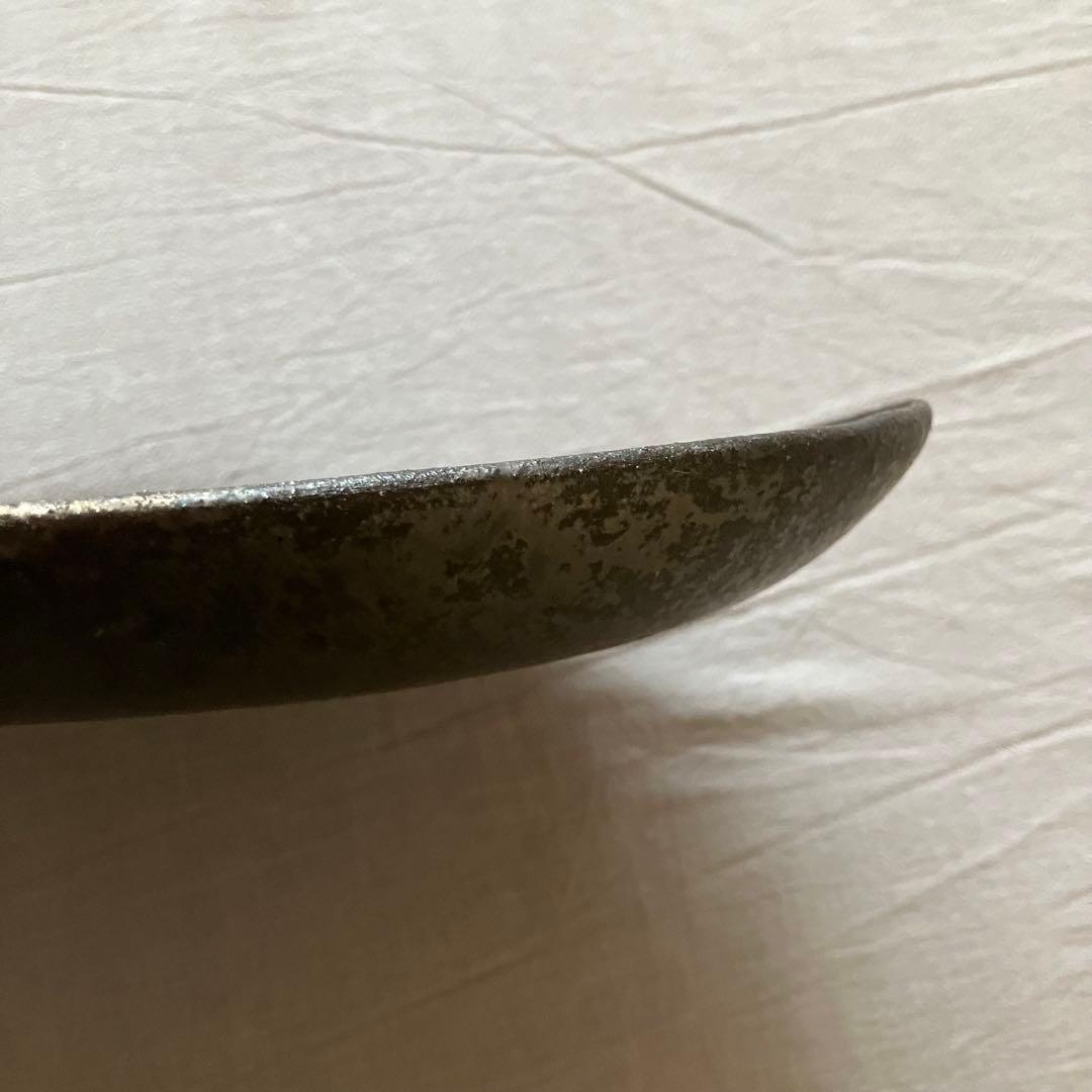 【新品未使用・入手困難】安福由美子　黒錆 カレー皿　オーバル深皿　2枚