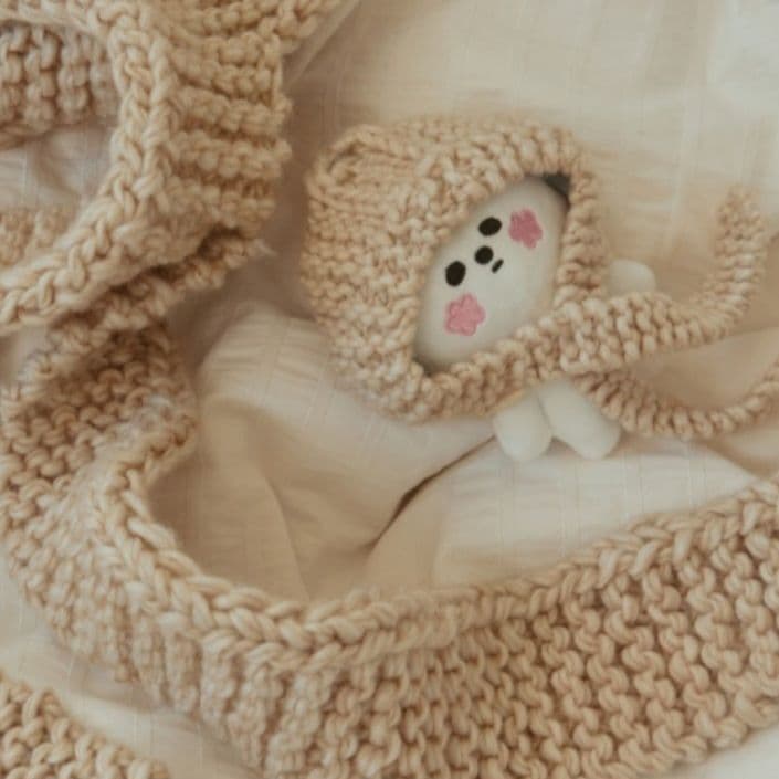 クロシェ FIM'S CLUB Hooded Scarf & キーリングセット