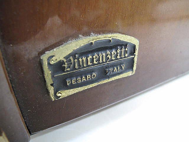 イタリア製 ヴィンテージ 象嵌細工 バール材 4連パーテーション ※蝶番ダメージ