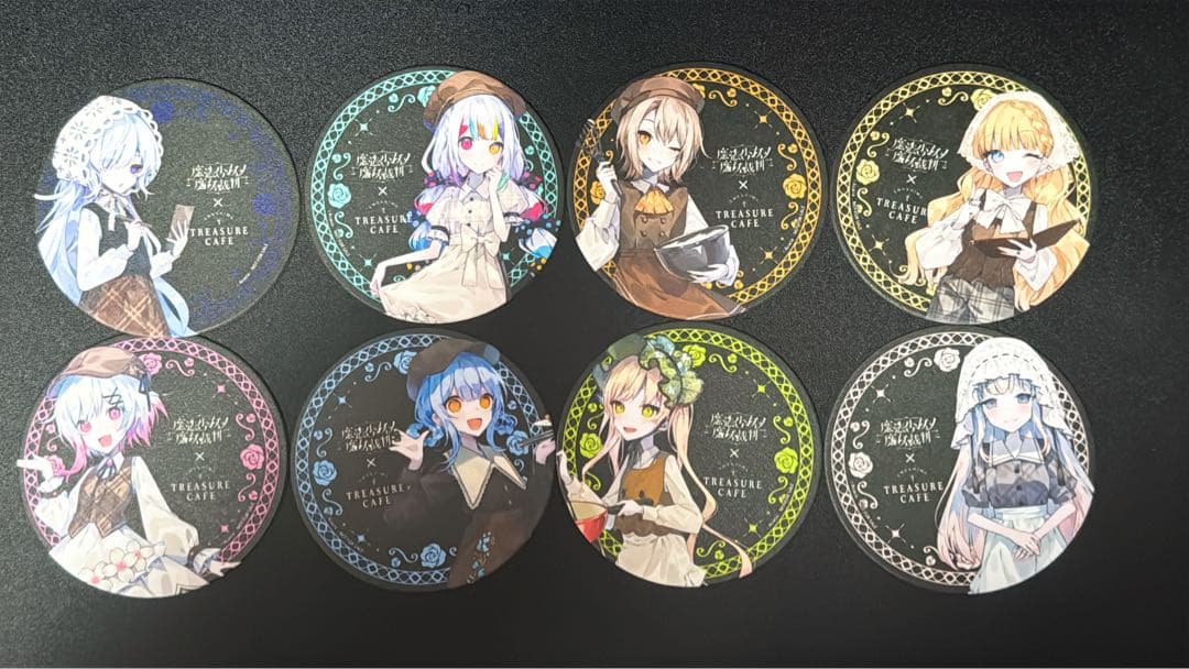 コースターセット 魔法少女ノ魔女裁判 まのさば 江ノ島コラボカフェ