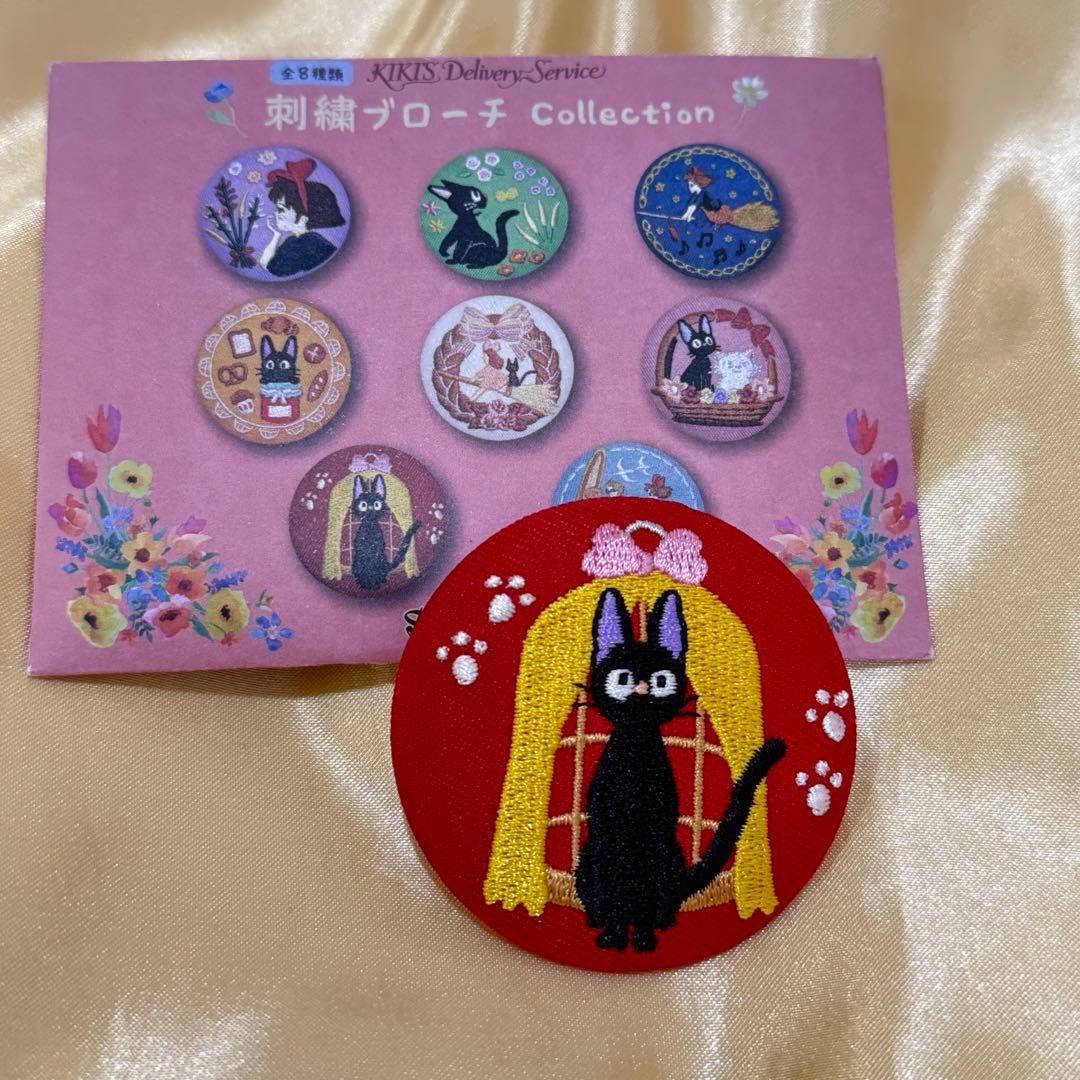 どんぐり共和国限定 ジブリ刺繍ブローチコレクション 魔女の宅急便 缶