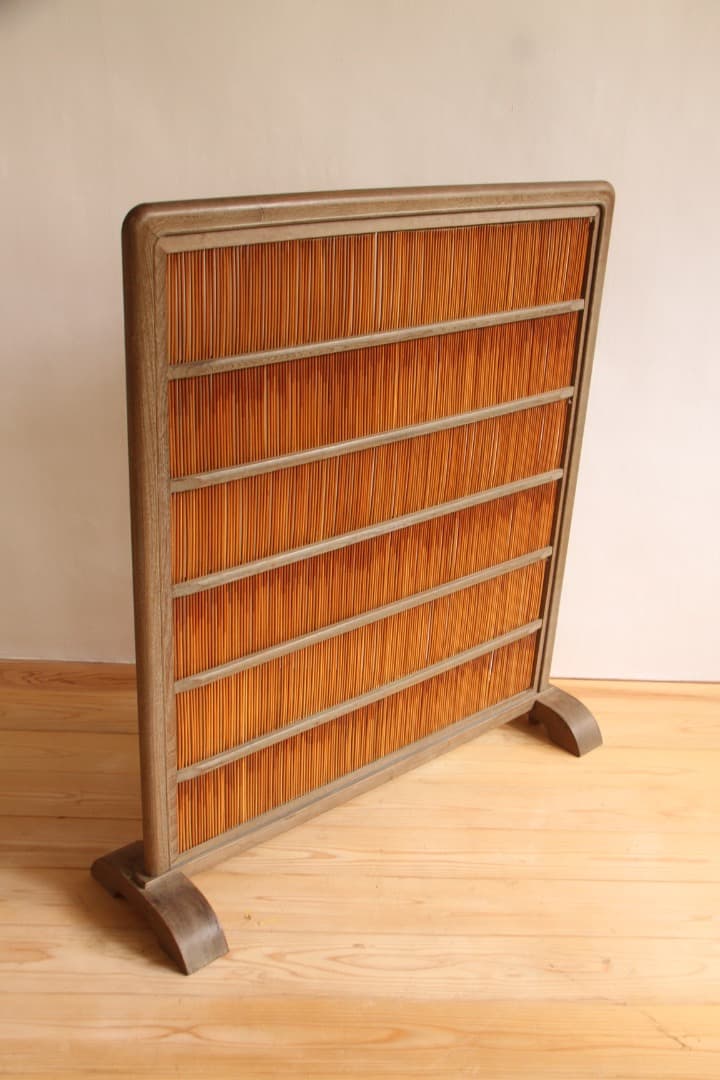 衝立　仕切り　パーテーション　工芸品　古道具　古家具　ビンテージ　アンティーク