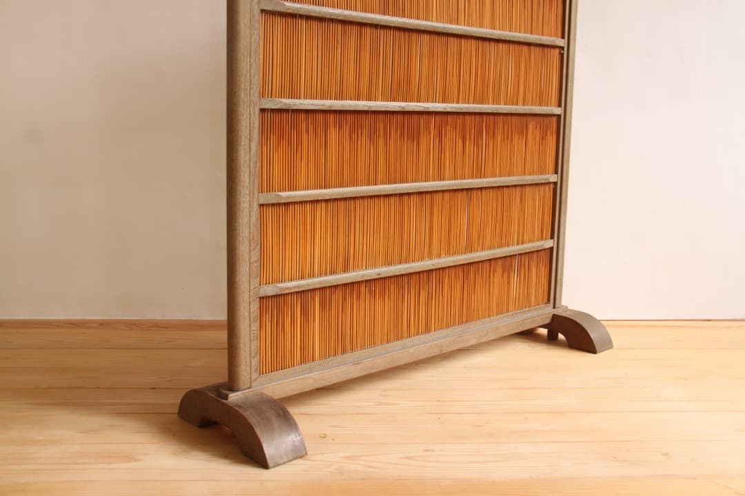 衝立　仕切り　パーテーション　工芸品　古道具　古家具　ビンテージ　アンティーク