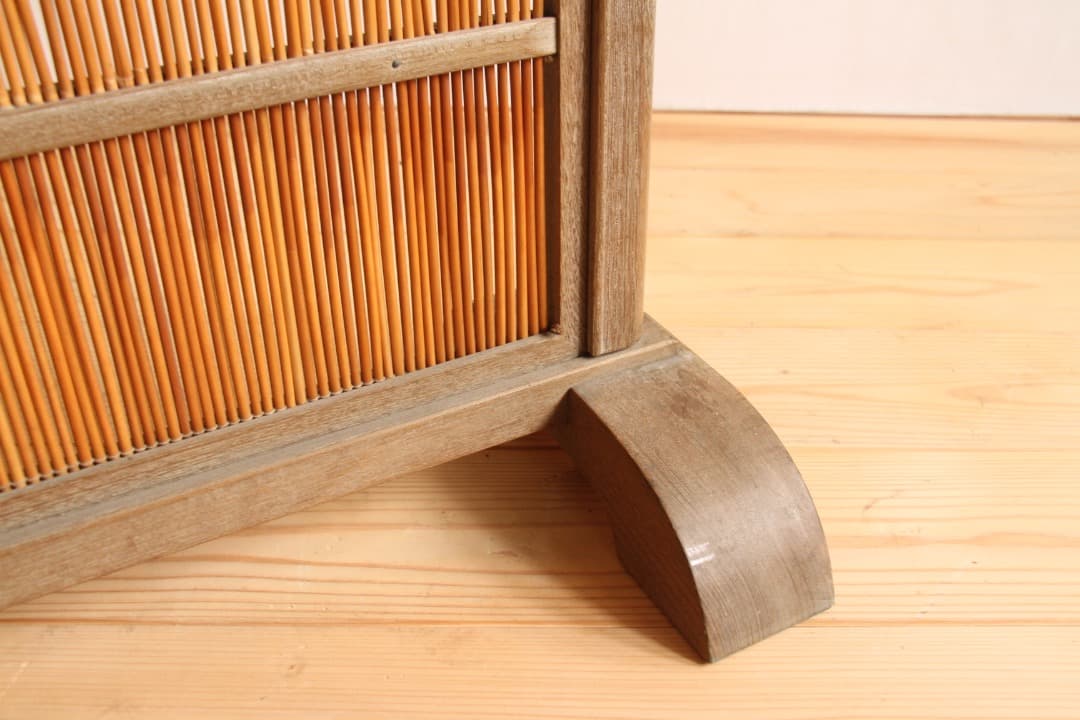 衝立　仕切り　パーテーション　工芸品　古道具　古家具　ビンテージ　アンティーク