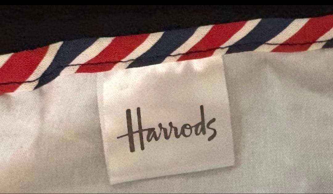 Harrods エプロン 100%コットン ロンドンデザイン