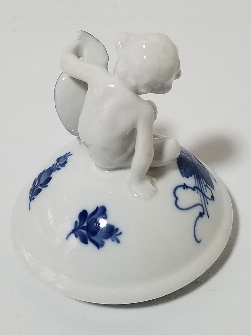 未使用保管品 ロイヤルコペンハーゲン ブルーフラワー ポプリポット 天使