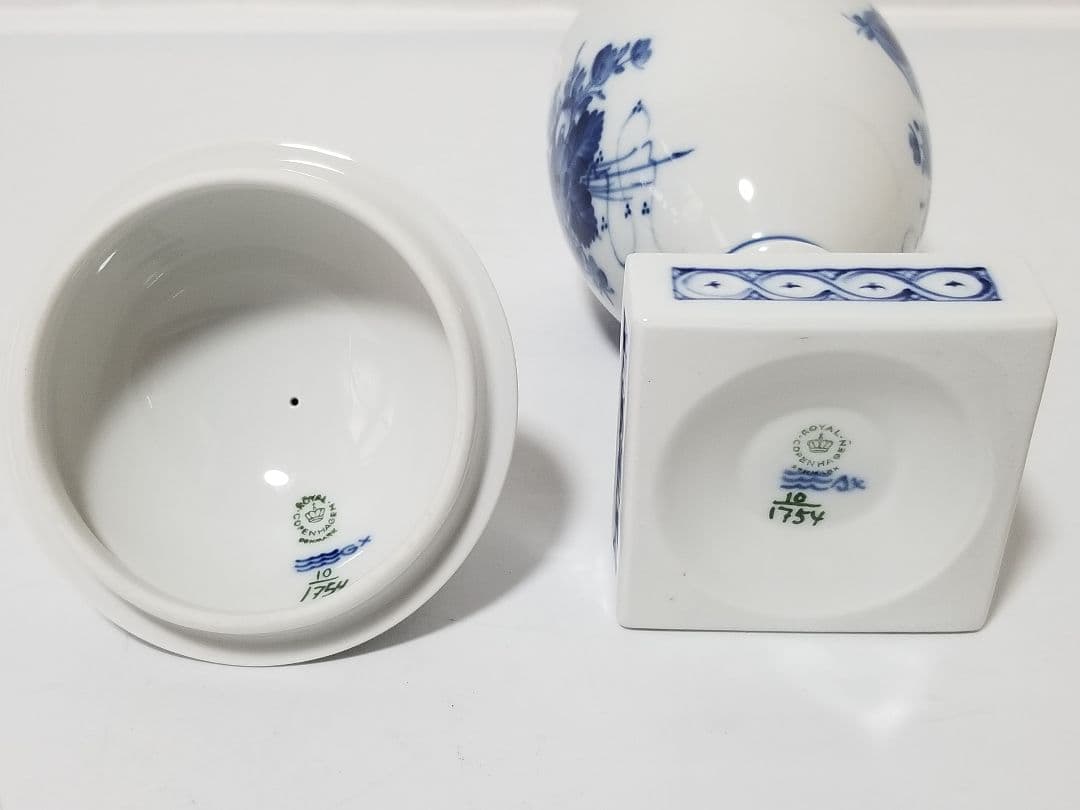 未使用保管品 ロイヤルコペンハーゲン ブルーフラワー ポプリポット 天使