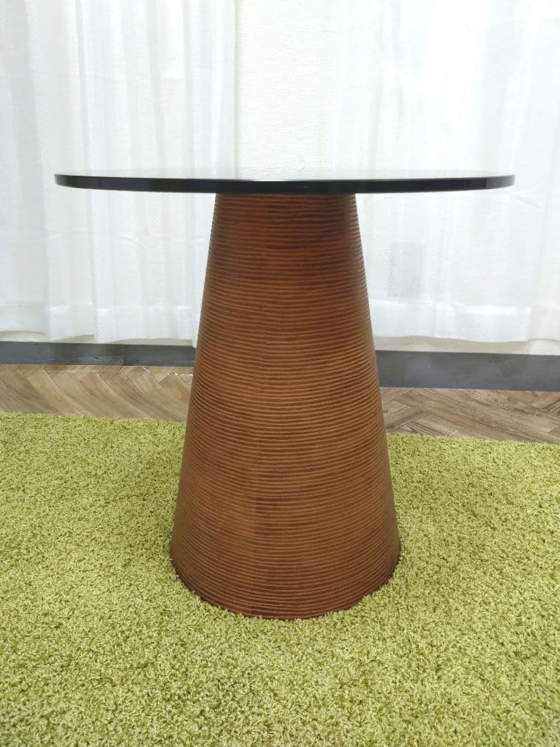 AbitaStyle アビタスタイル 遠藤照明 サイドテーブル ガラス円形天板