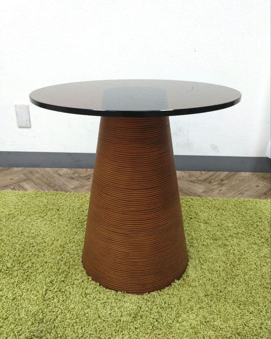 AbitaStyle アビタスタイル 遠藤照明 サイドテーブル ガラス円形天板