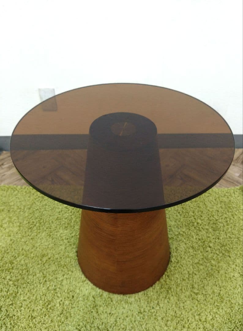 AbitaStyle アビタスタイル 遠藤照明 サイドテーブル ガラス円形天板