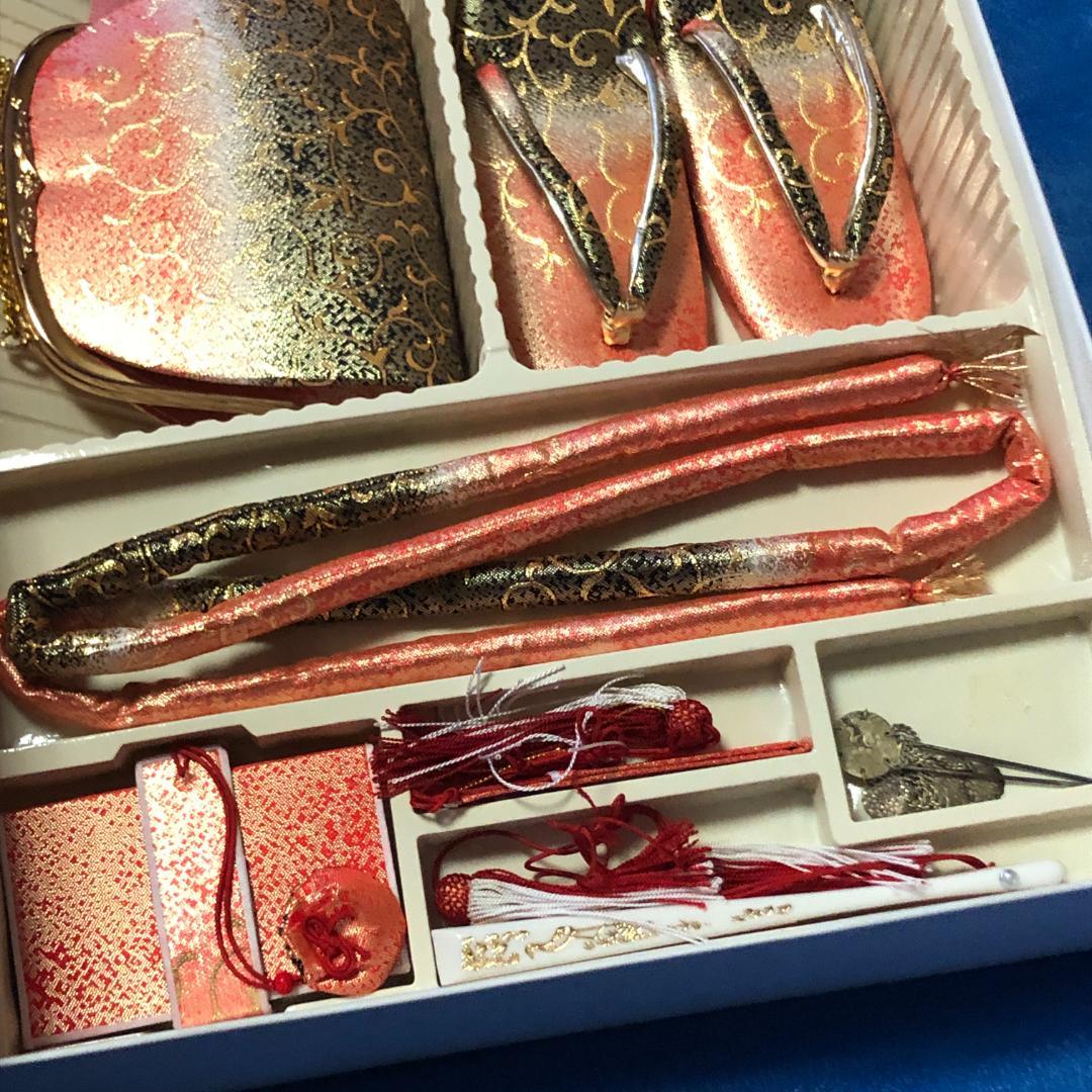 七五三 結び帯 はこせこセット 箱せこ 草履 バッグ 作り帯 結び帯 セット