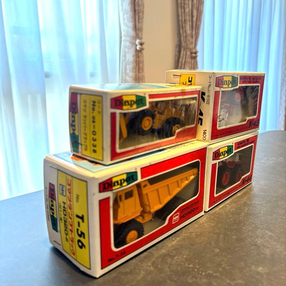 よしくん様専用】【レア】コマツ 小松 レトロ 建機 重機 模型 7点