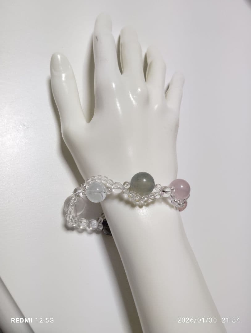 金運 恋愛運 願望成就 人生好転 七宝 パワーストーンブレスレット 限定1本