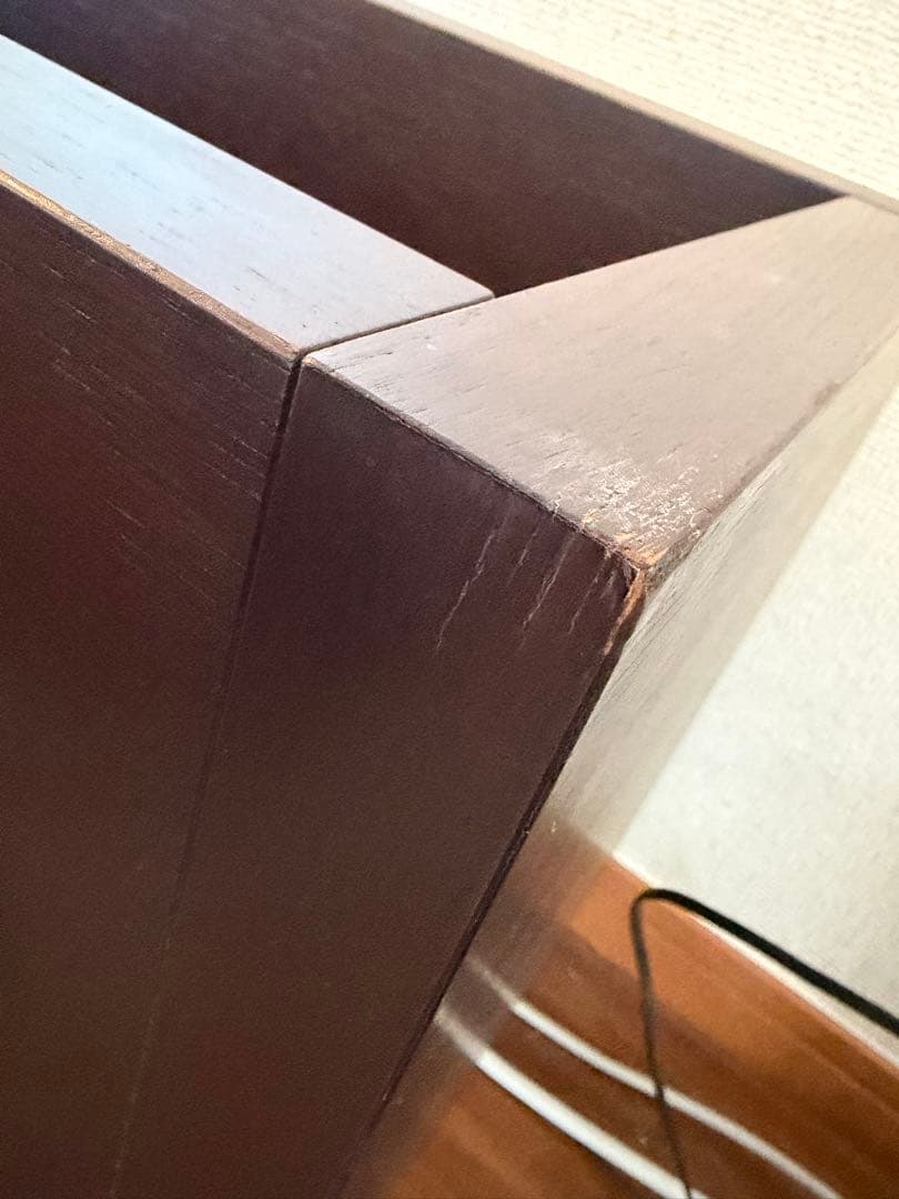 Alcova サイドテーブル ダークブラウン