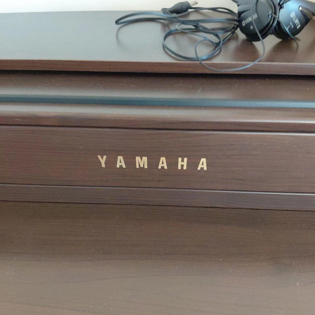YAMAHA 電子ピアノ ダークブラウン ・ヘッドフォン付き